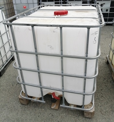 Plastová nádrž 1000l - IBC kontejner ve 2. kvalitě - septik