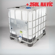 Plastová nádrž 1250l - REPAS IBC kontejner, skutečný objem 1250l (litrů), náhrada za nádrž 1000l - 2