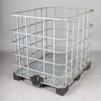 ECS Ocelová konstrukce IBC, nedřevěná paleta