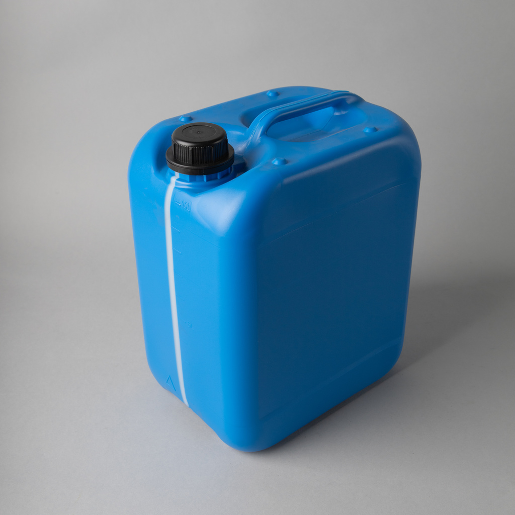 MOT kanystr PE 10l UN modrý DIN 45 390g s průhledítkem - 20053514