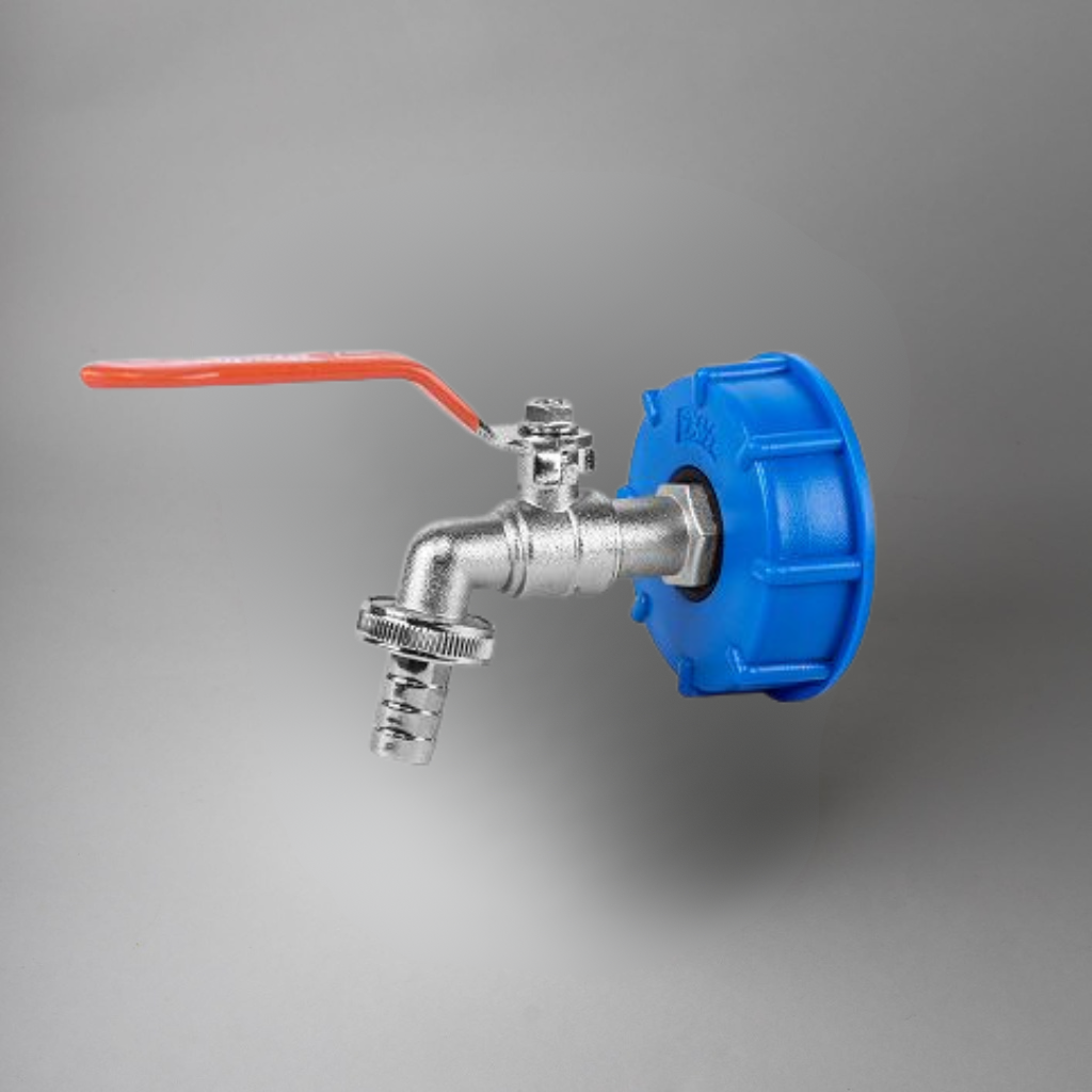 Sada - IBC adaptér S60x6 s vypouštěcím kohoutem 3/4"