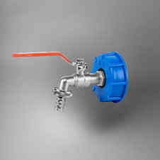 Sada - IBC adaptér S60x6 s vypouštěcím kohoutem 3/4"