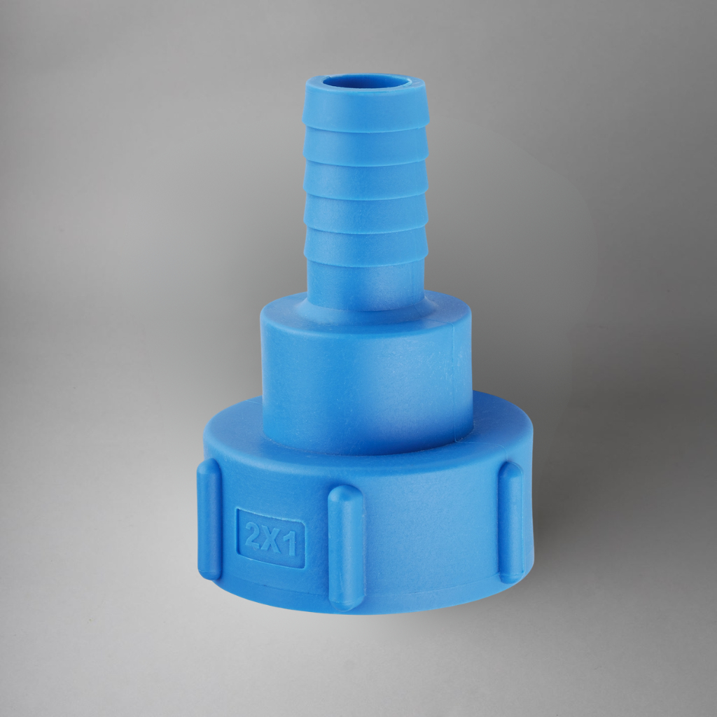 Adaptér s hadicníkem 1" na IBC nádrž – S60x6 | ECS