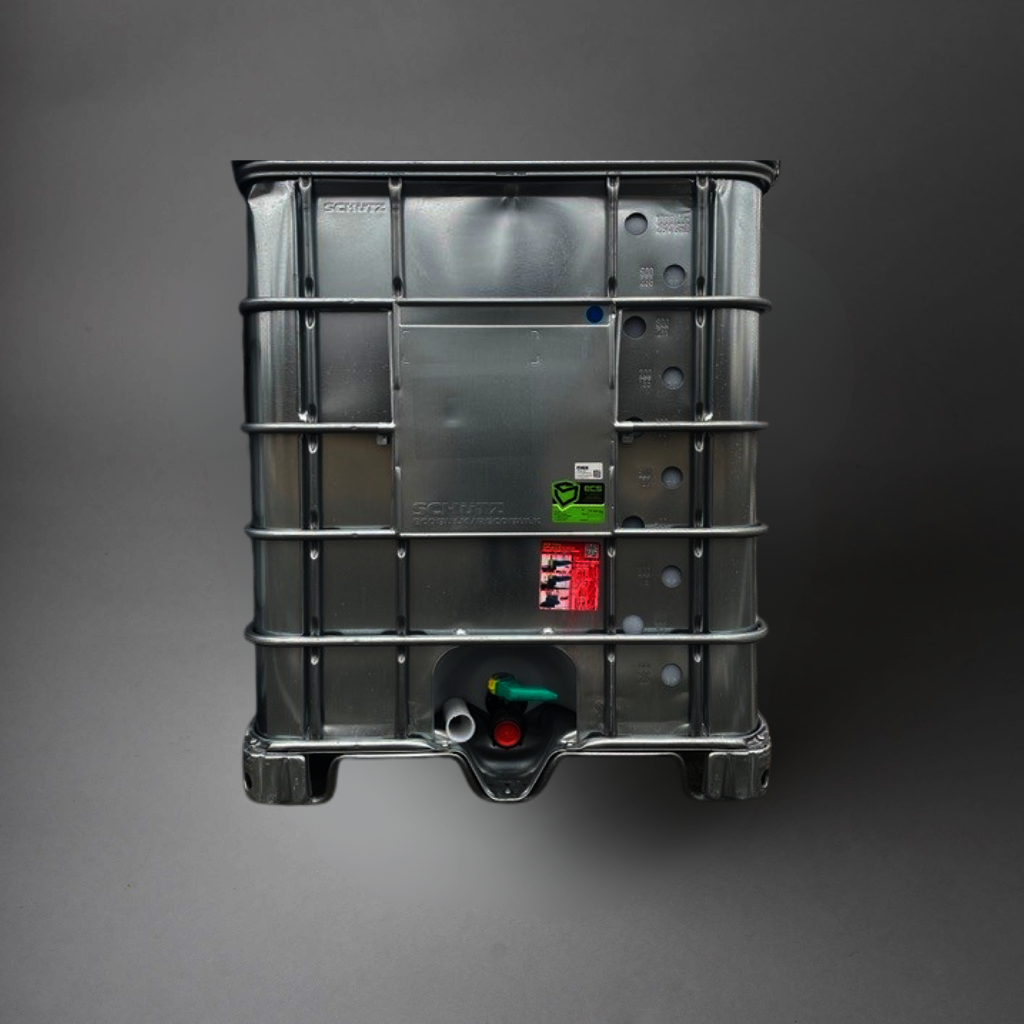 ECS IBC kontejner REPAS 1000 l – RPE, ocelová klec, celooplechovaný (SX-EX)