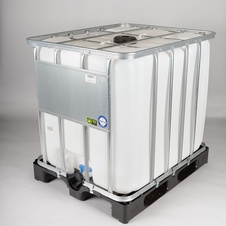 IBC kontejner 1000l FDA, paleta plast