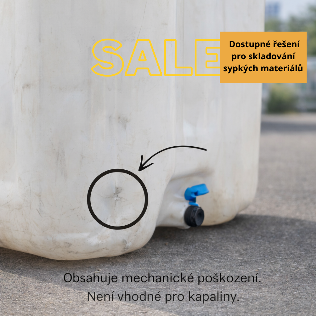 Vnitřní nádoba IBC 1000 l – zvýhodněná cena 1 331 Kč vč. DPH