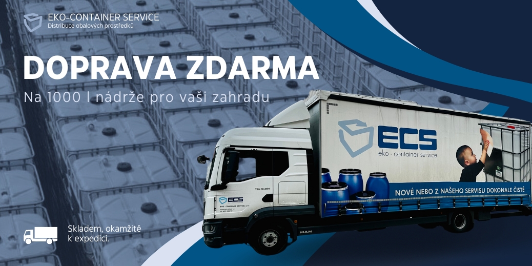 Nádrž na dešťovou vodu s dopravným zdarma?