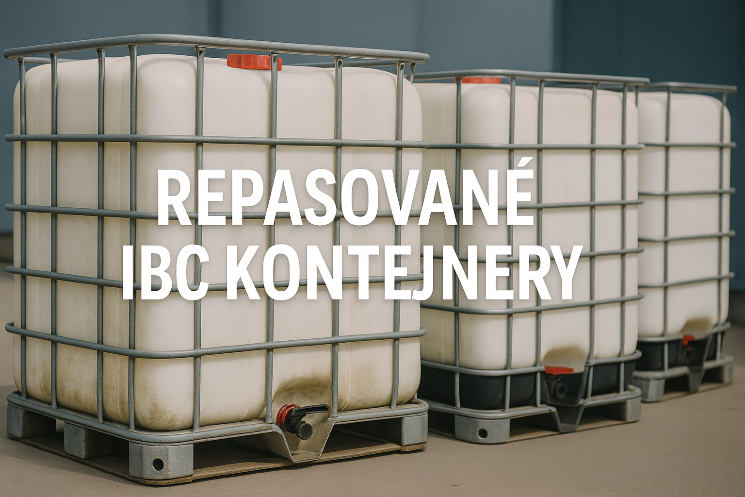 Repasované IBC kontejnery: čisté, testované a připravené k okamžitému použití